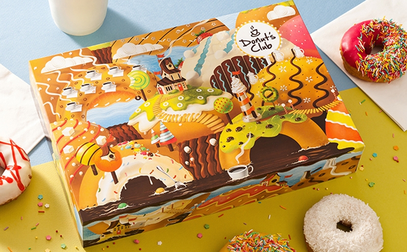 复杂而又神奇的世界——甜甜圈休闲食品包装设计