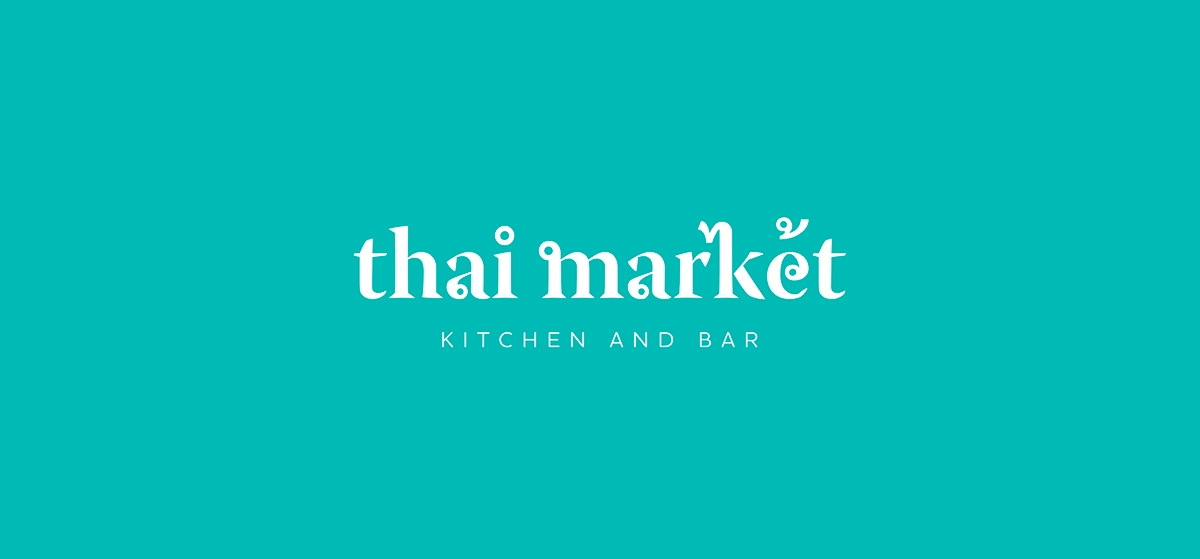泰国快餐店的品牌设计，标志设计和包装设计