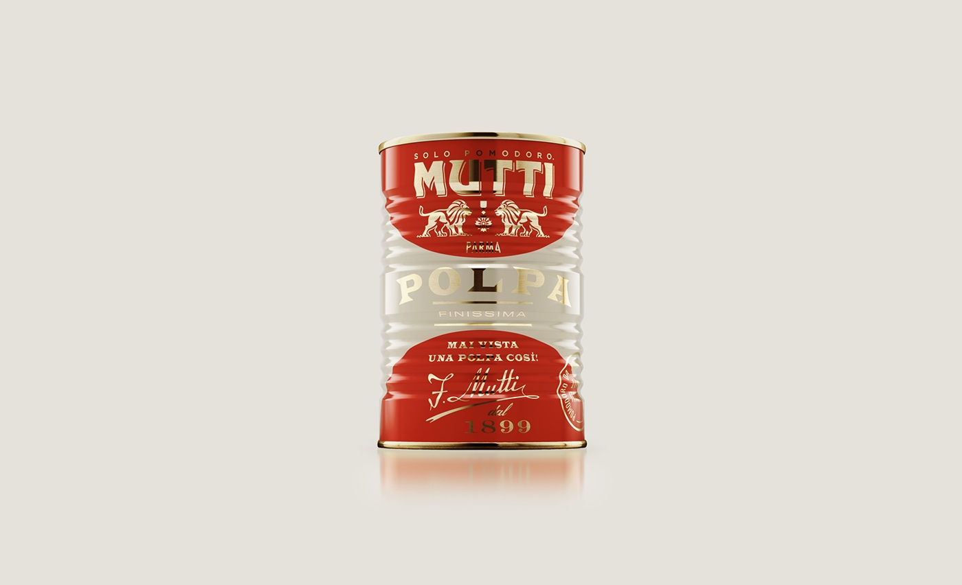 绽放的马口铁-豪华的番茄酱食品包装设计