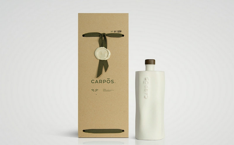 橄榄树树干创意食品瓶型包装设计